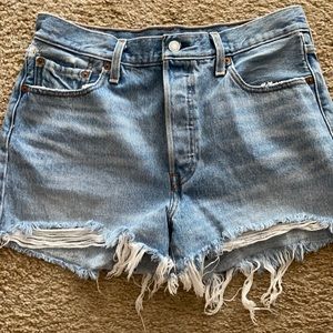 Levi's Wedgie cutoffs